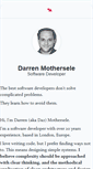 Mobile Screenshot of darrenmothersele.com